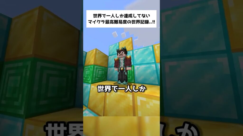 【マイクラ】世界で一人しかクリアしてない鬼畜すぎる世界記録がヤバすぎる..!!