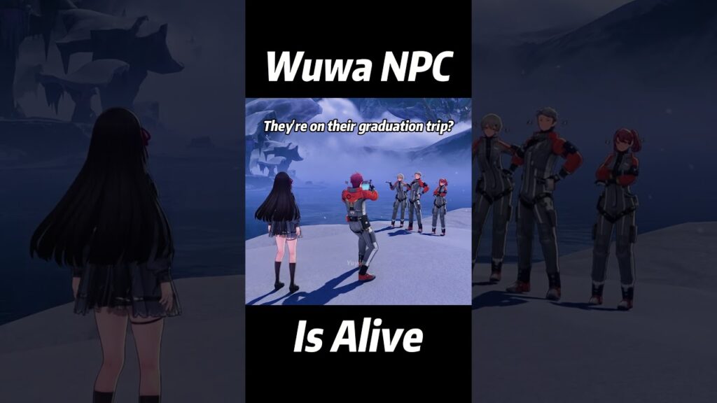 Wuwa NPC looks Alive #wuwa #wutheringwaves #鸣潮