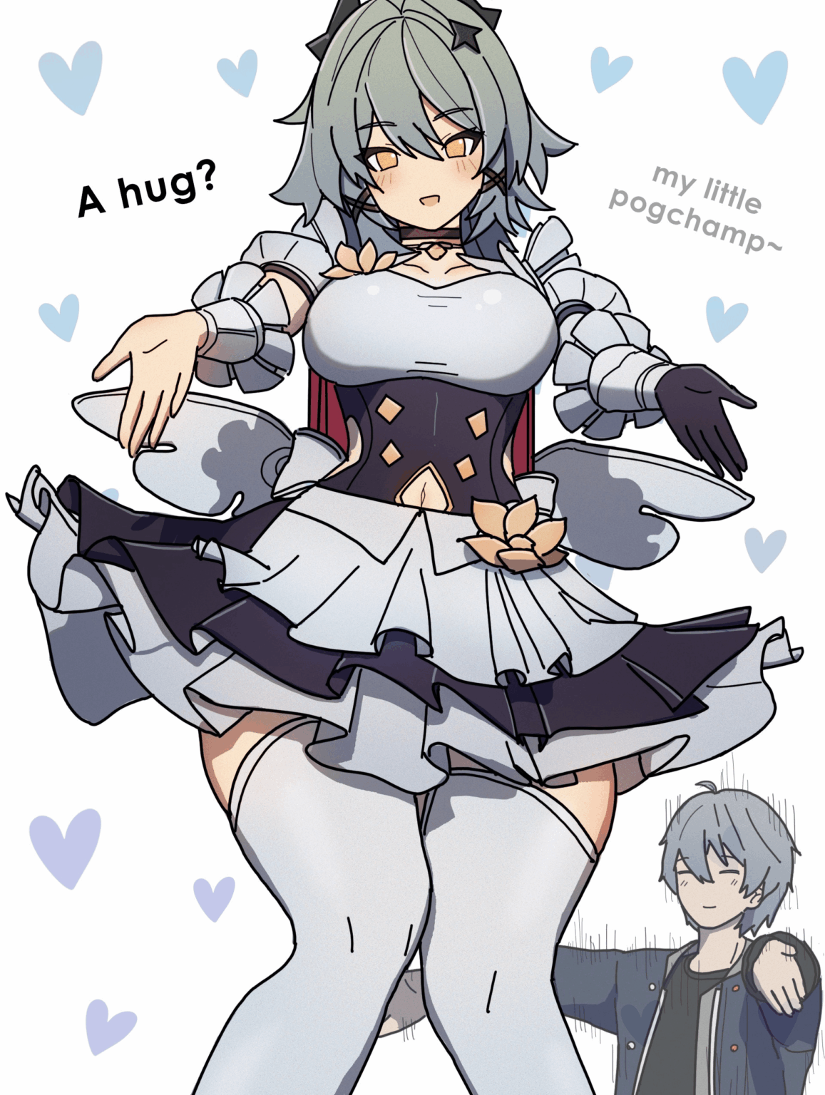 シーザーがアイドルグループに加わりました🥹 (@DorahDew)