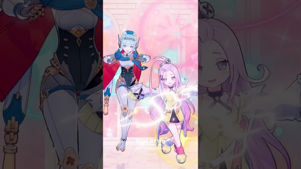 🤖イネファ　アイノ🔩／Cry For Me【原神/MMD/Genshin impact】#原神 #genshinimpact #ineffa #aino #nodkrai  #shorts