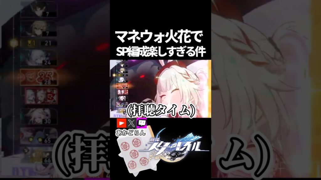 【スタレ】 マネウォ火花でSP編成が楽しすぎる件 #崩壊スターレイル  #short #honkaistarrail #スタレ #hsrcreators