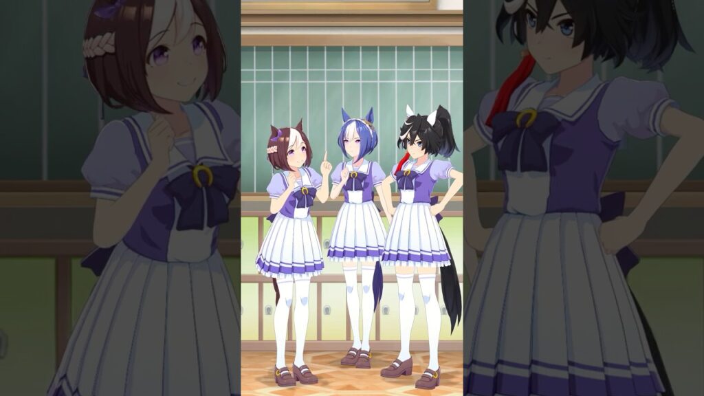 【#UMAしりとり】スぺとエースとシーザリオがしりとりをやってるぞ #shorts #ウマ娘 【#UMAしりとり】スぺとエースとシーザリオがしりとりをやってるぞ #shorts #ウマ娘