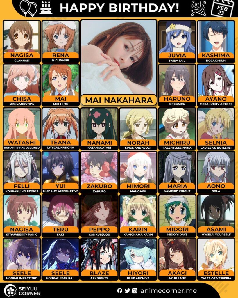 中原麻衣さんお誕生日おめでとうございます！ 🥳🎉