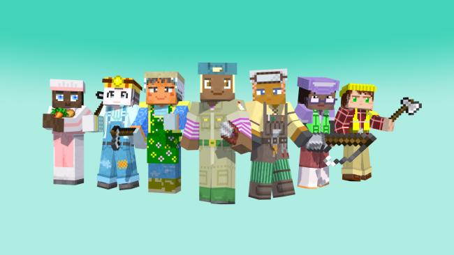 サバイバル生活を彩る職業スキンパック 『ワーキング・ライフ！』がMinecraftマーケットプレイスに登場