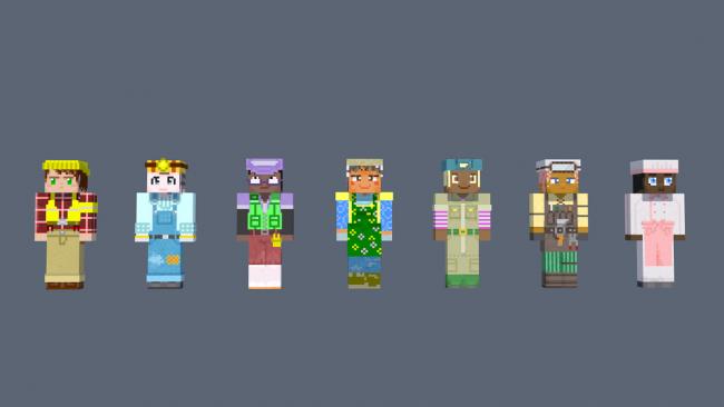 サバイバル生活を彩る職業スキンパック 『ワーキング・ライフ！』がMinecraftマーケットプレイスに登場
