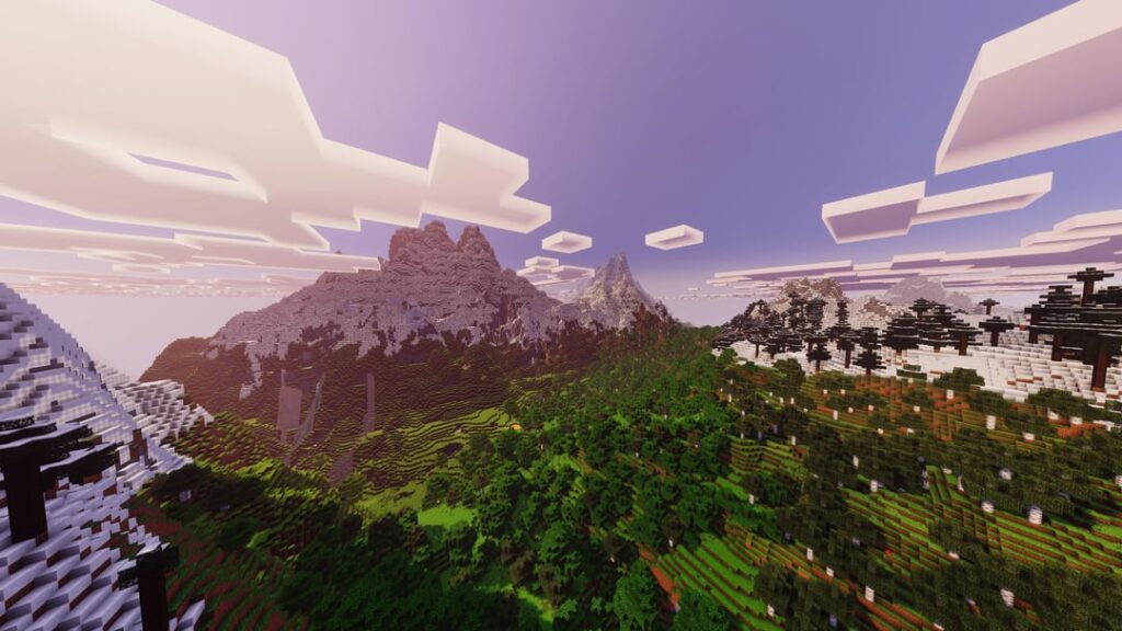 山側の村と略奪者の前哨基地を持つ深い谷の種子 -1412880600710601516