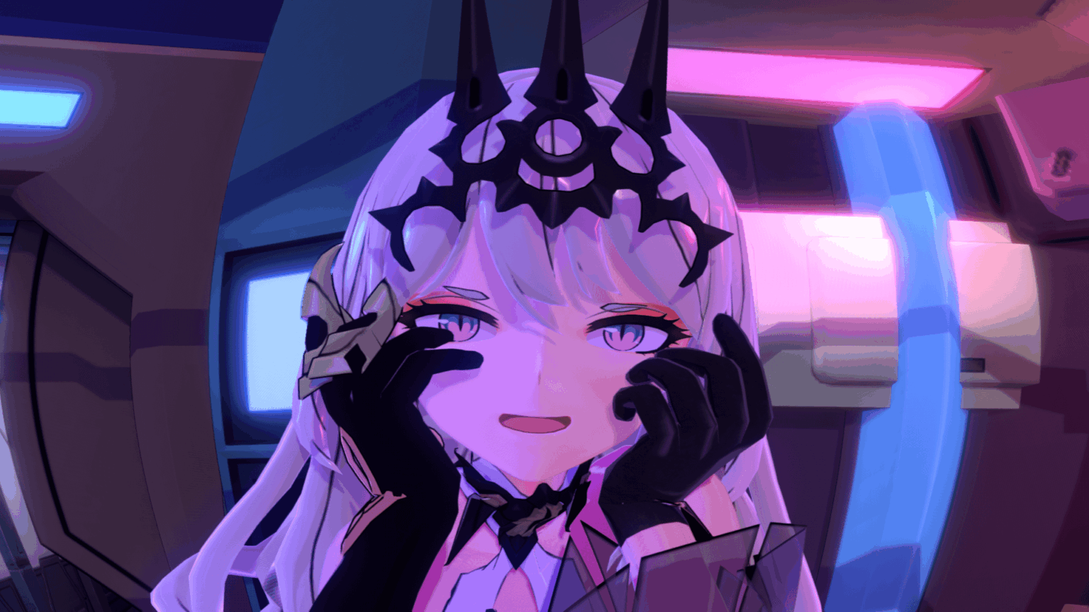 このゲームの最高の妻が新しいバトルスーツを手に入れるまでの画像、642日目：玄関にて