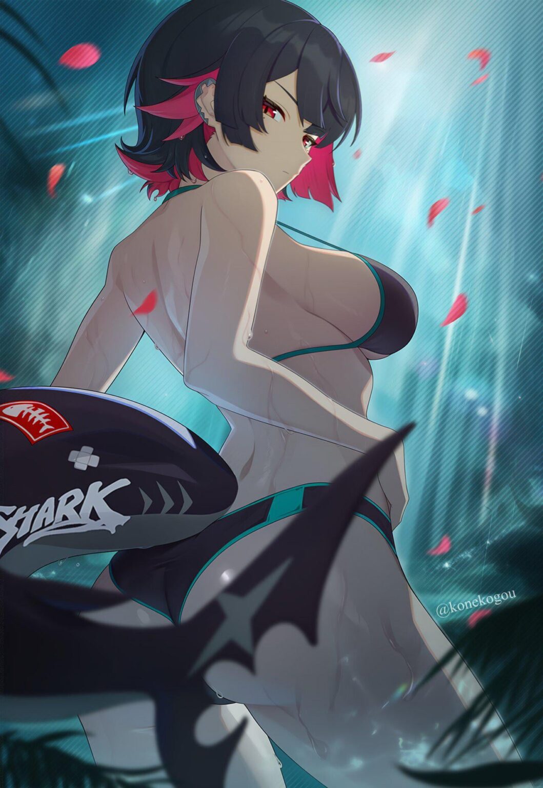 ノムノムサメがあなたを探しているのを捕まえました🦈。作者: こねこごう