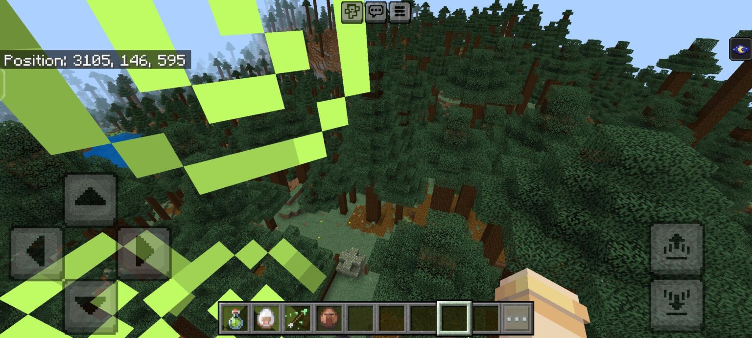 パインタイガバイオームにトウヒの木はありますか？