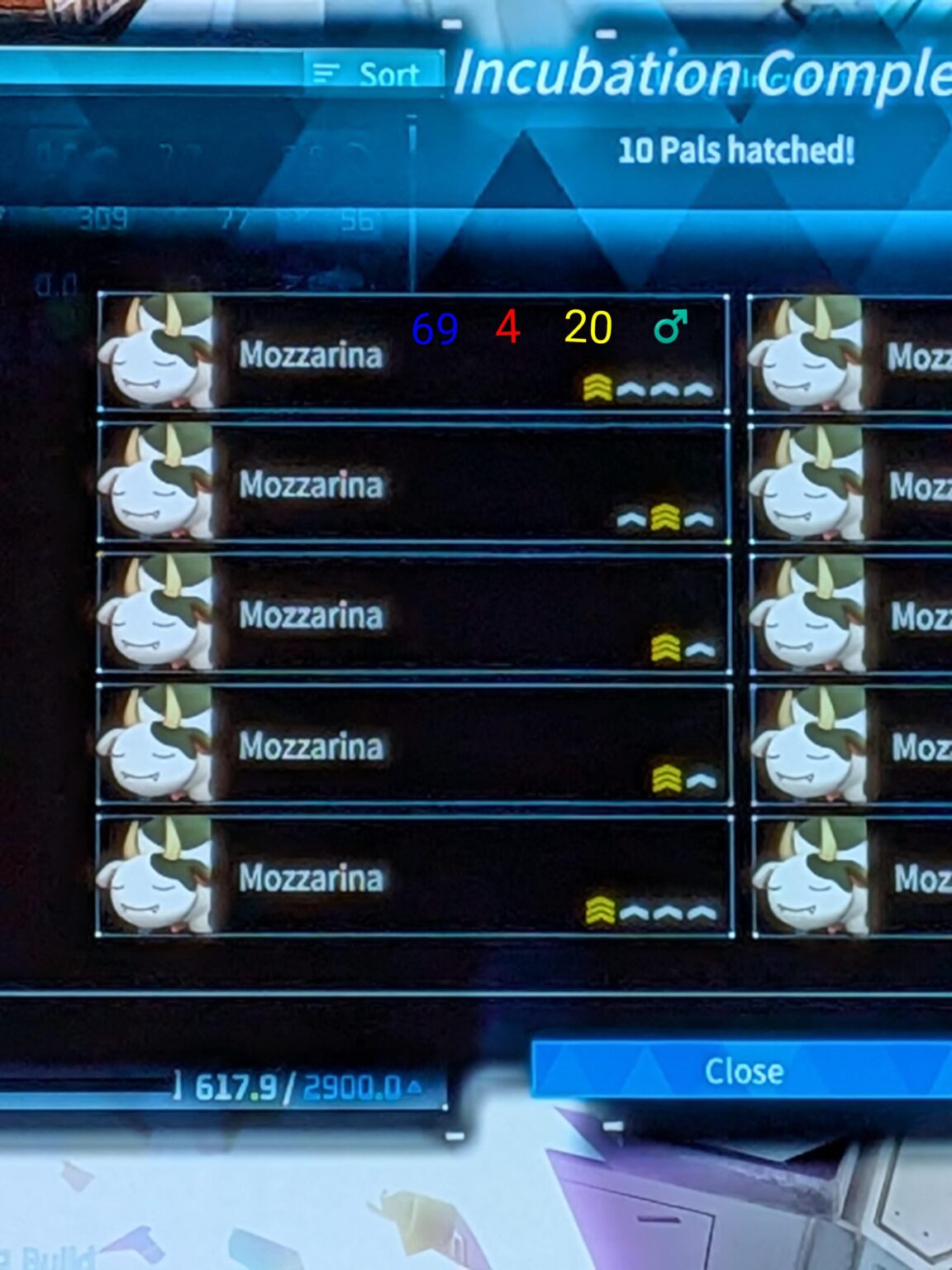 育成 UI に追加したいものの大まかなモックアップ
