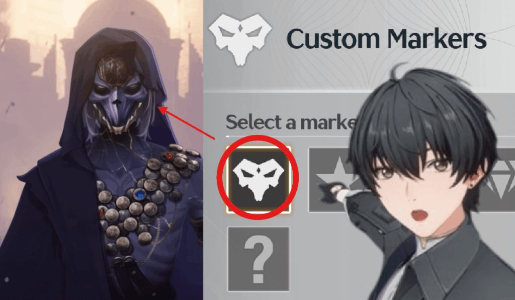 今気づいたらごめんなさい…ということは、今までグランドアーキテクトのマスクをピンマーカーとして使っていたのですね??