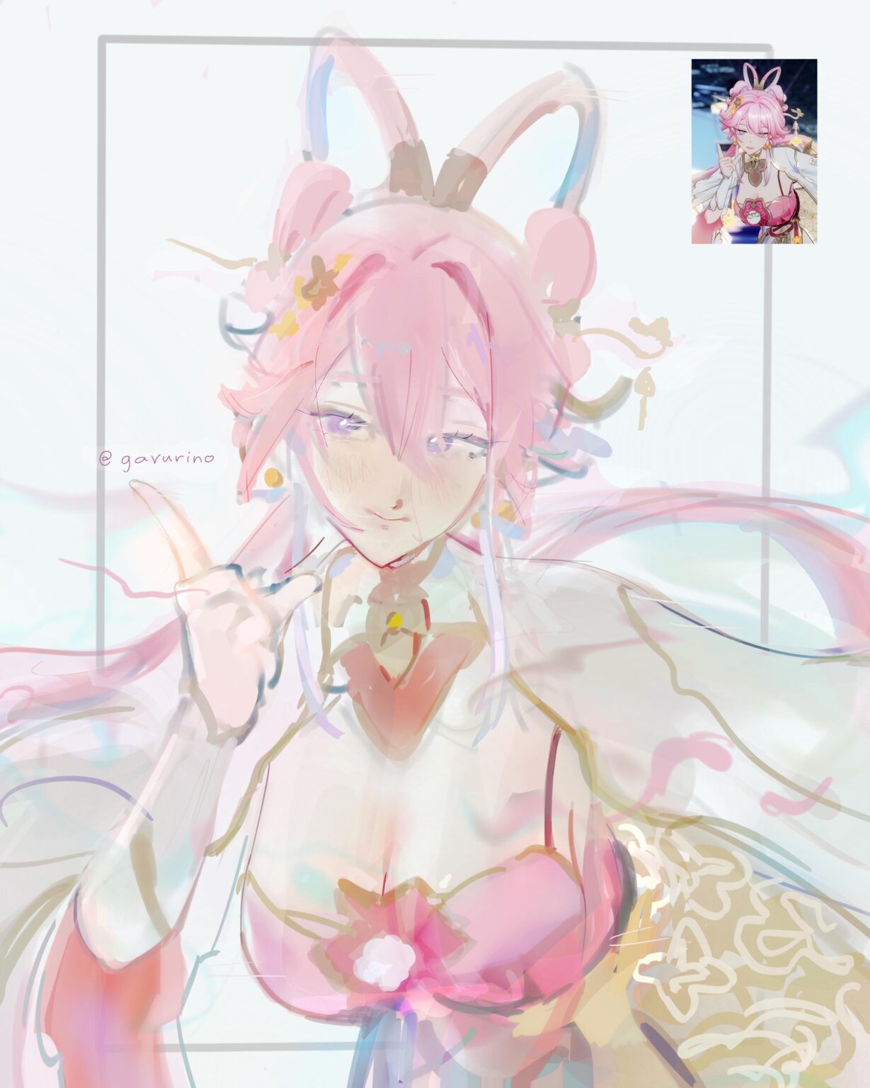 私によるエリシアのスケッチ :D