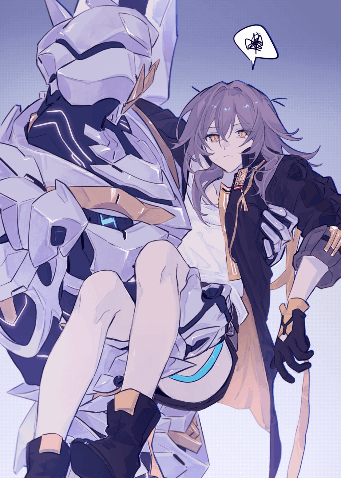 アライグマと騎士 (@expuella)