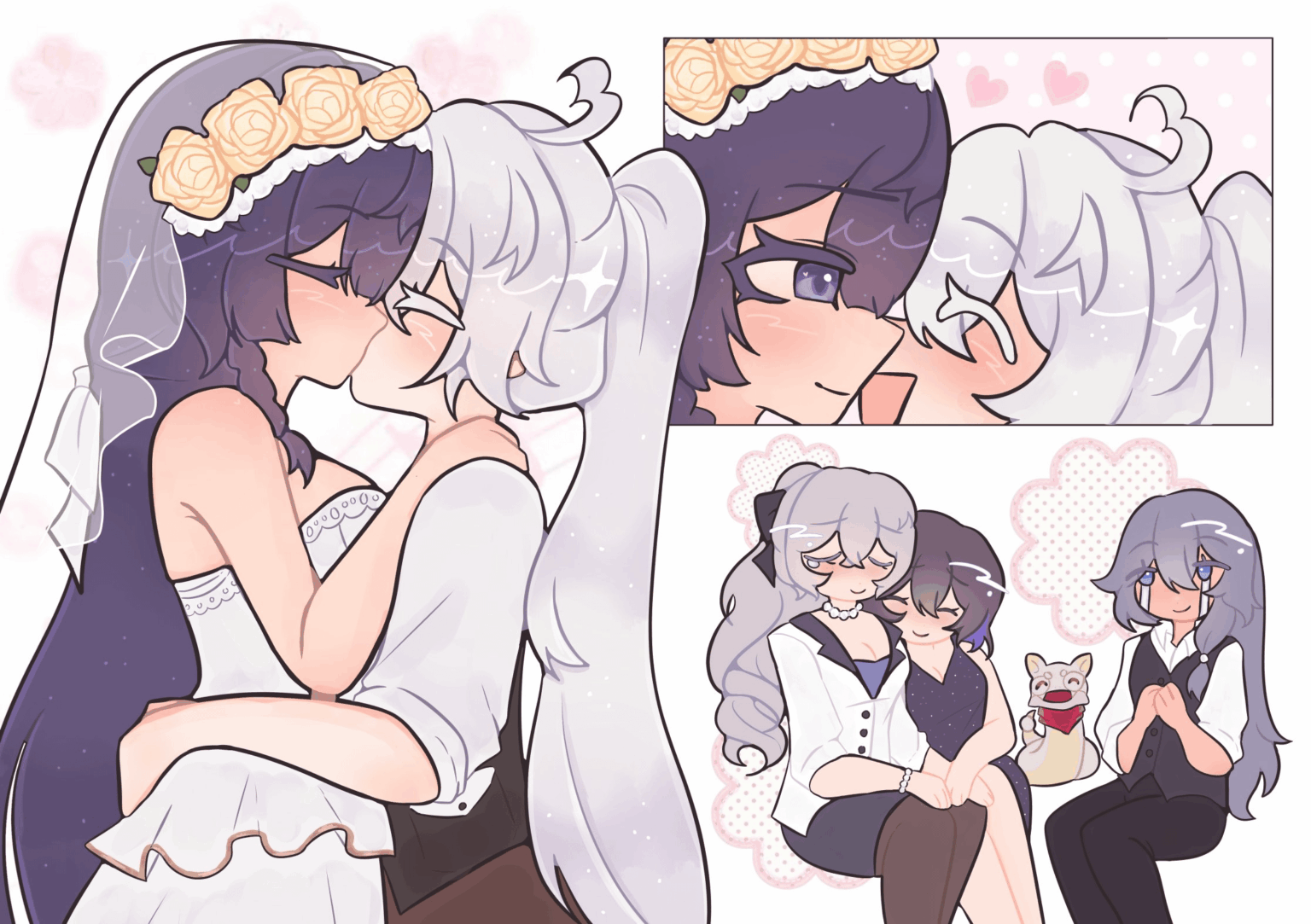 KiaMei 結婚 (@garlicorpse より)