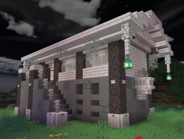 ランダムハウスはサバイバルワールド用に建てただけですが、良いものであることを確認する必要があるためクリエイティブモードになっています