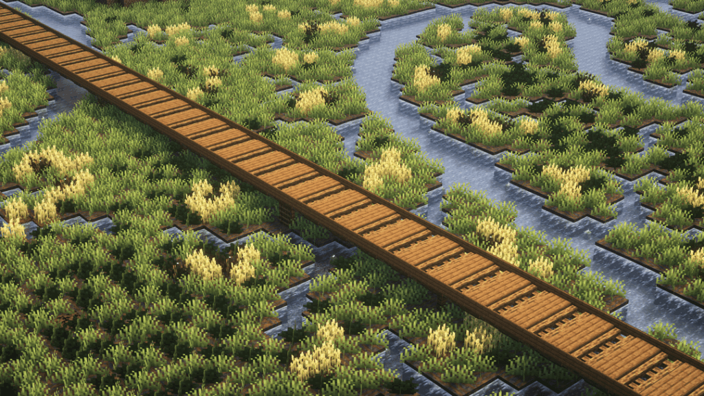 私がサバイバルで取り組んできたカスタム塩水湿地バイオーム!