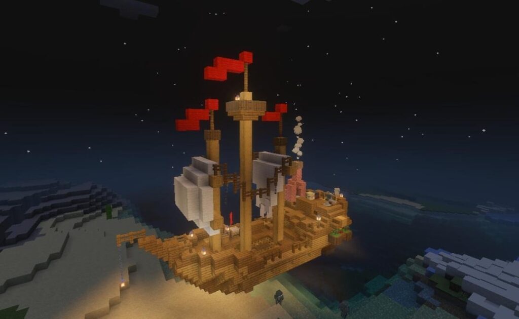 難破船を修復しました