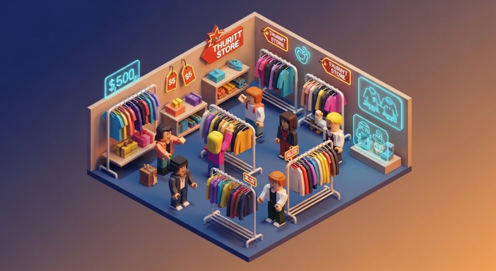 Roblox × The Salvation Army「Thrift Score」——世界初のデジタルリサイクルショップが開店 Roblox × The Salvation Army「Thrift Score」——世界初のデジタルリサイクルショップが開店