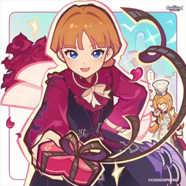 レピーヌ・ポーリーヌのバレンタインチョコレート。 （声はケイト・クラーク、彼女の声優）