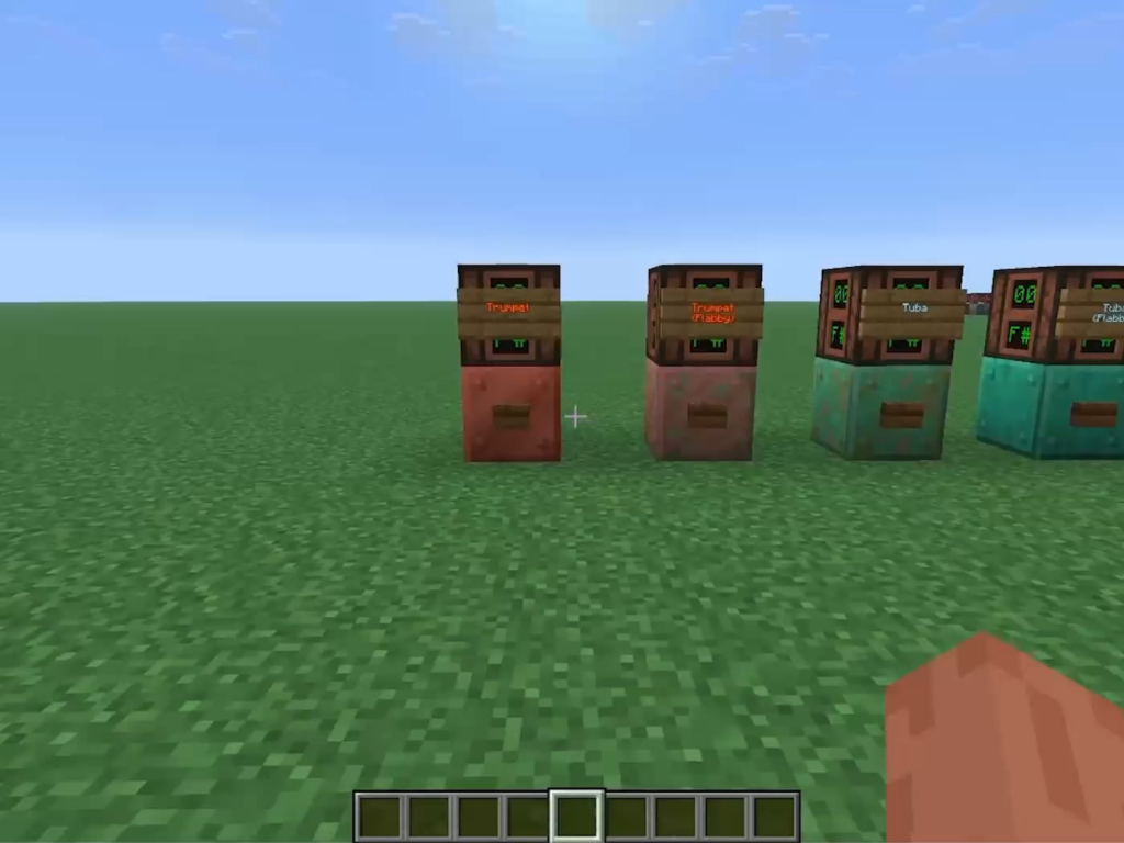 新しいトランペットノートブロックサウンド！