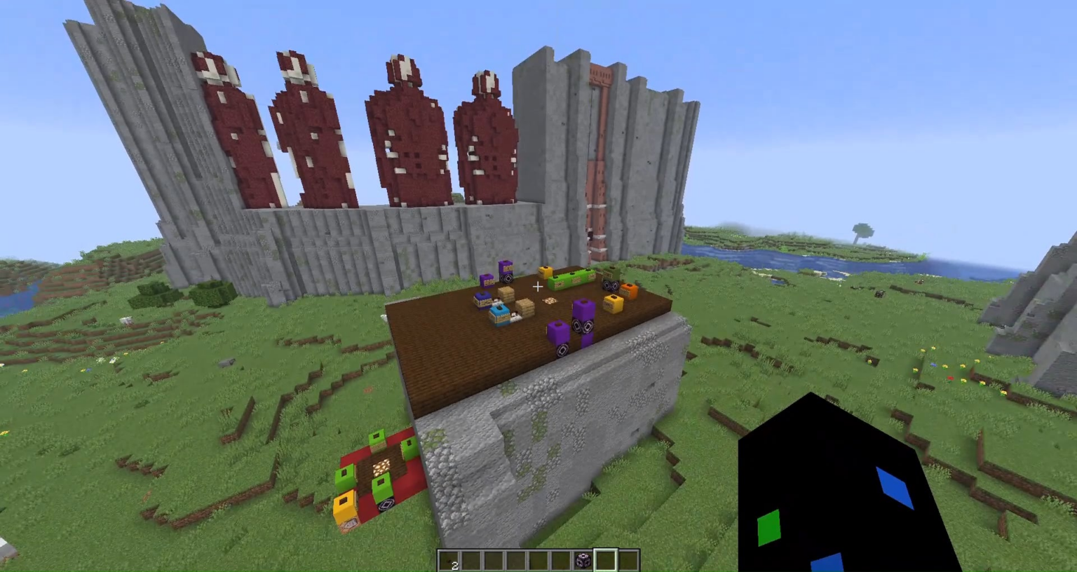 進撃の巨人の壁を簡単に建ててみた