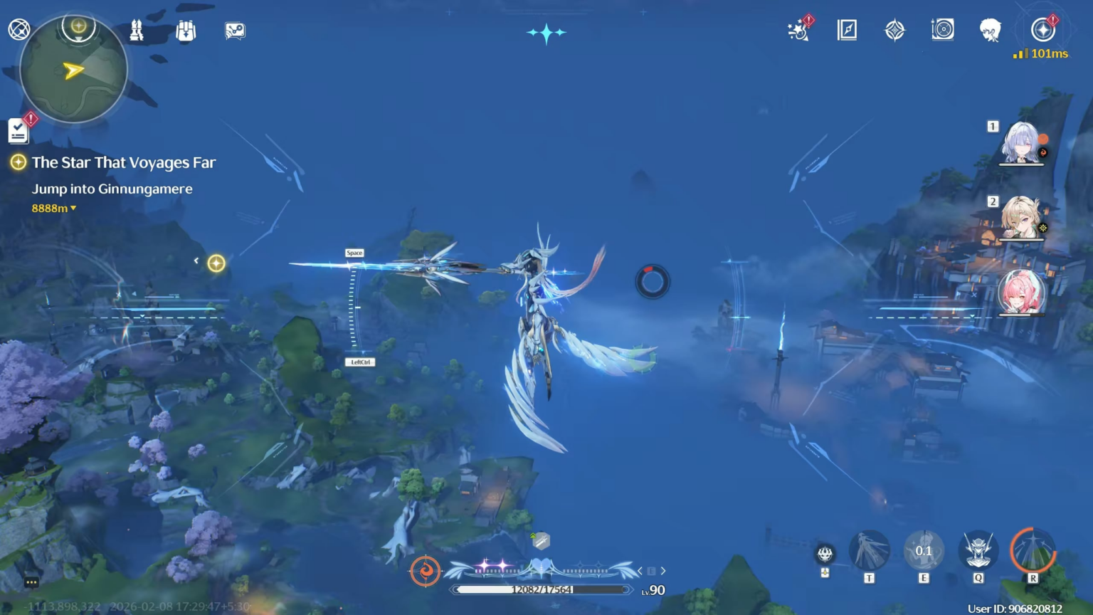 Aemeath を使用すると、無限に飛行できます。