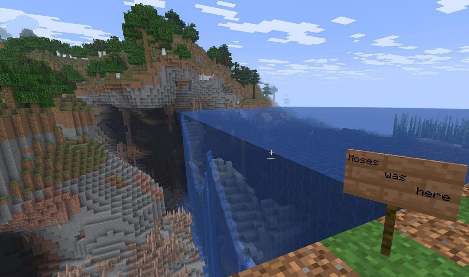 モーセはここにいました