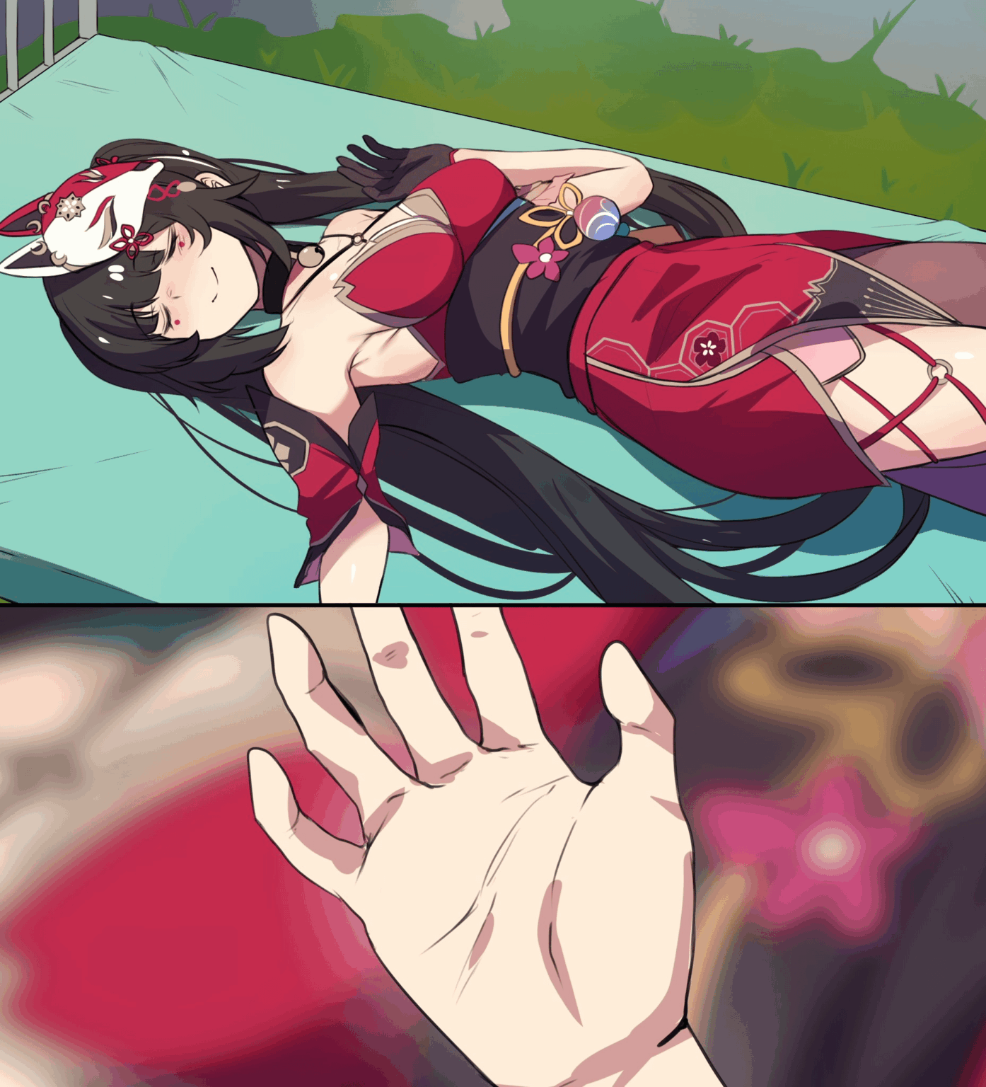 ベッドの上でキラキラ！ (プリンセスヒンホイさんより)