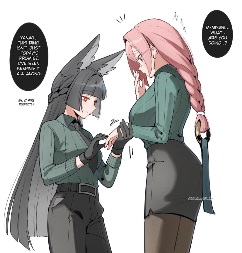 という提案。彼女はイエスと言った 💍 - by @DailyMiyanagi / Fox Bun