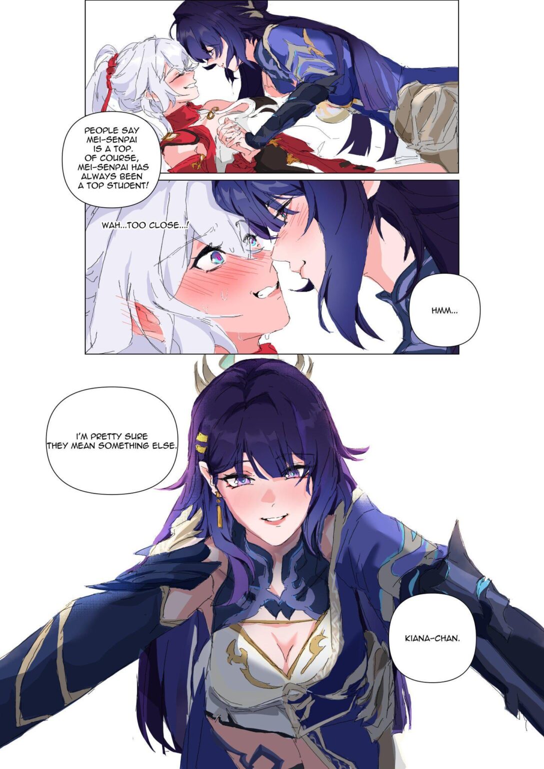 リーグのトップ、キアナとメイ (@yaro_yk より)