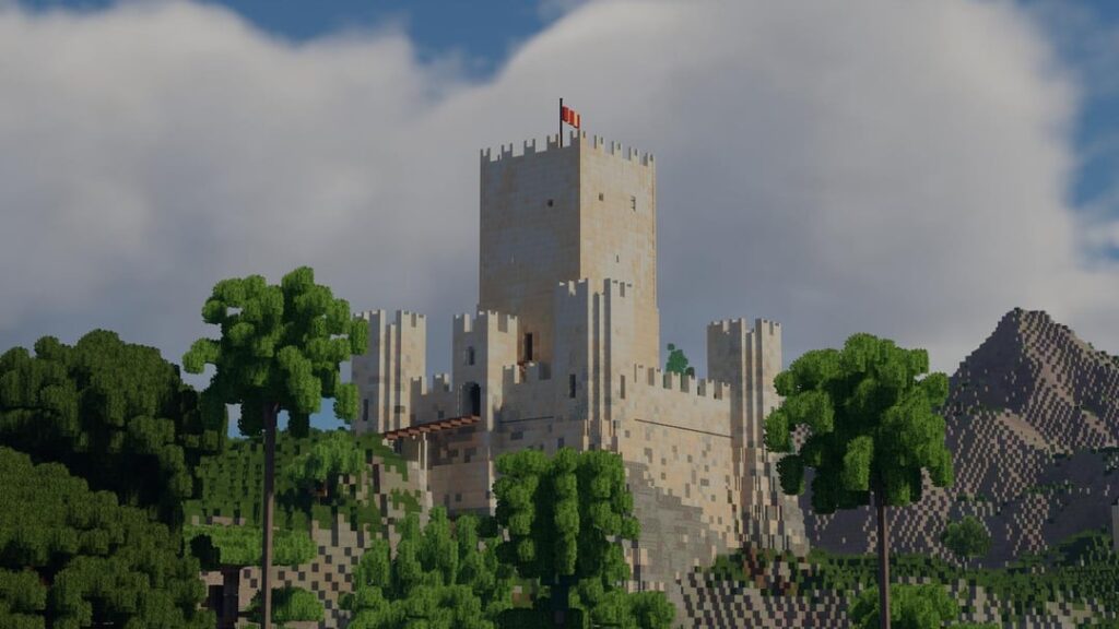 World of Keralis で再現されたロッカ カラッシオ