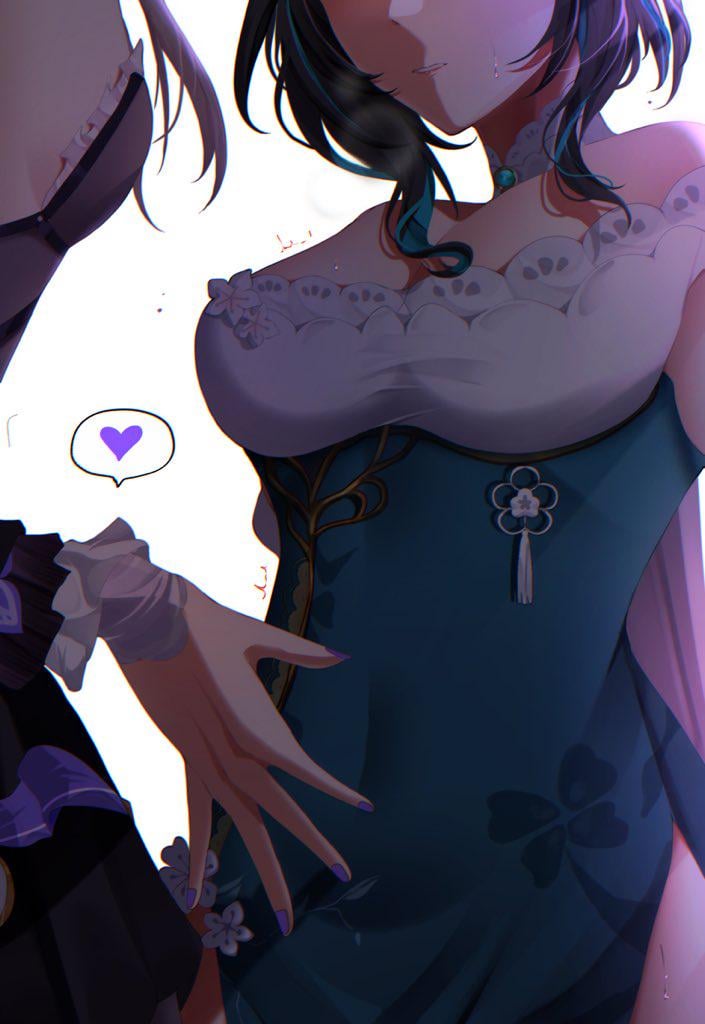 ヘルタはルアン・メイのお腹に何をしているのですか？ (@Pealnwzaa007)