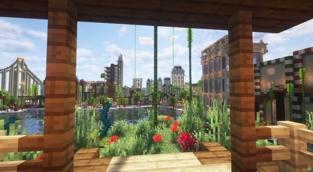 私がサーバーに構築したお気に入りの都市のいくつか。