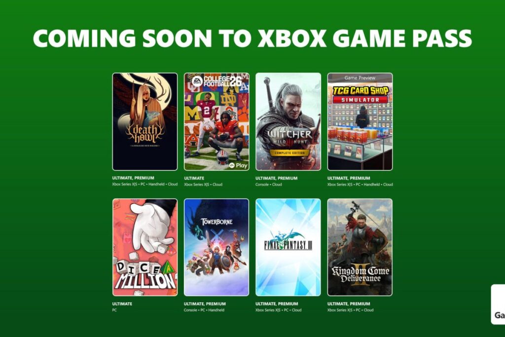 ASCII.jp:Xbox Game Pass、「ウィッチャー3完全版」「キングダムカム・デリバランス II」など8本のゲームを配信へ ASCII.jp:Xbox Game Pass、「ウィッチャー3完全版」「キングダムカム・デリバランス II」など8本のゲームを配信へ