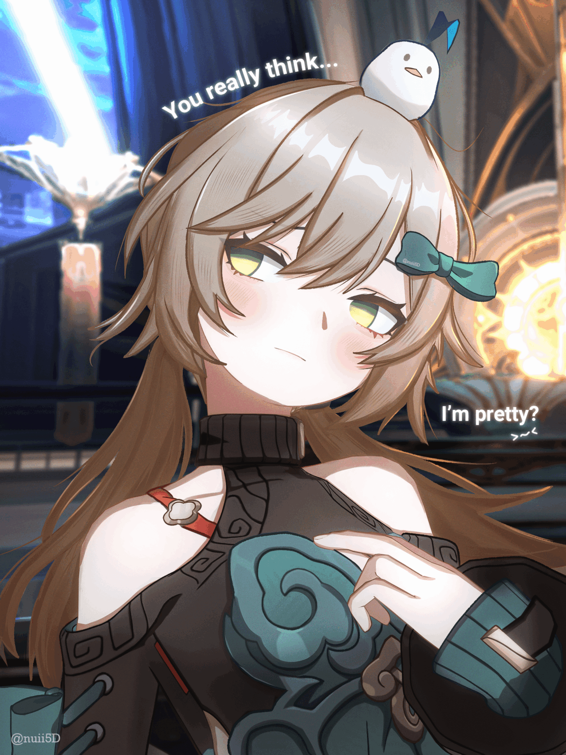 デート w Qingque - 彼女はかわいいと思いますか?