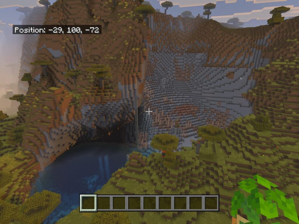 氷河によって削られたような露天のドリップストーンエリア。 -484383596100609242