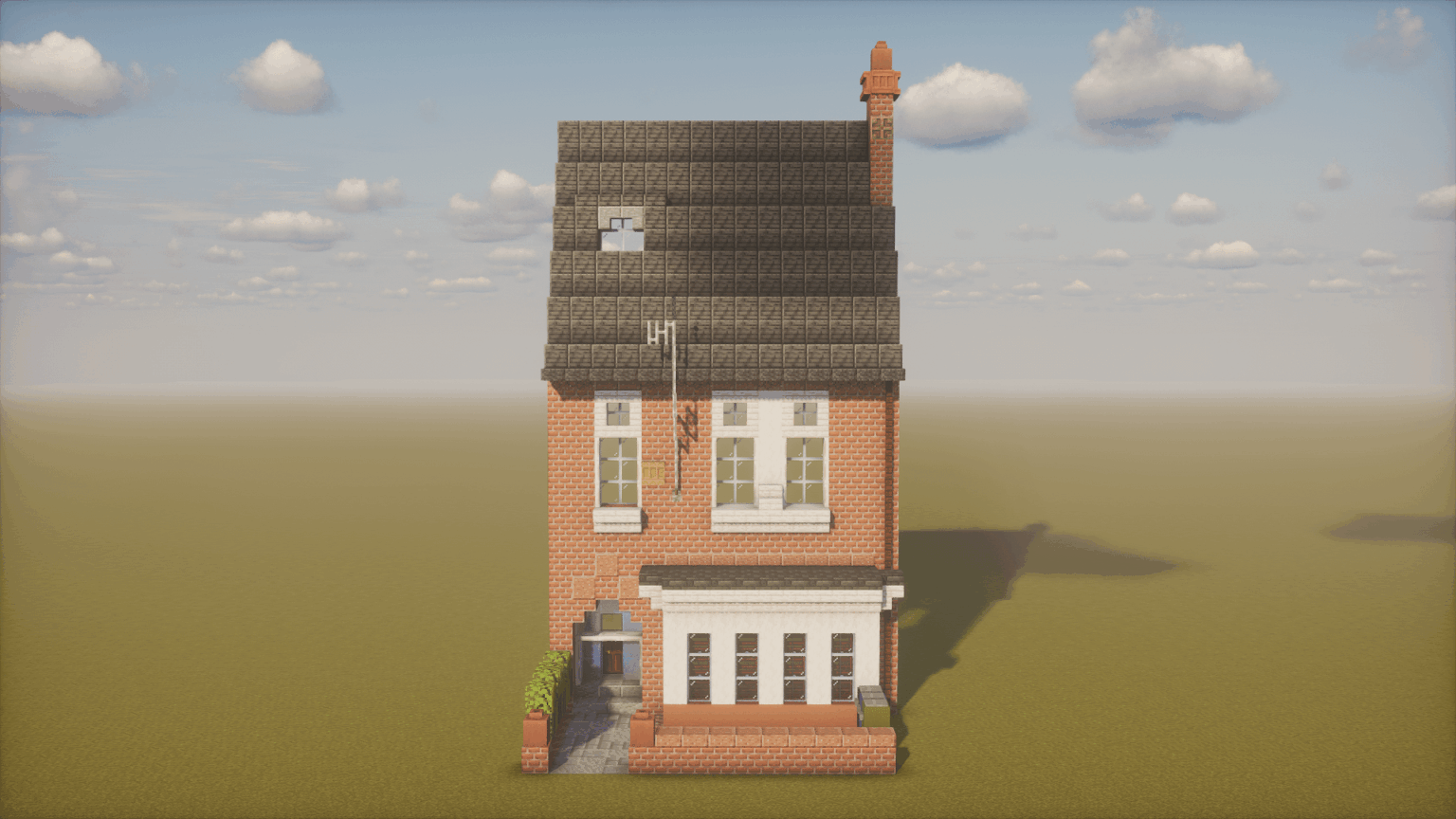 英国式テラスハウスの外観