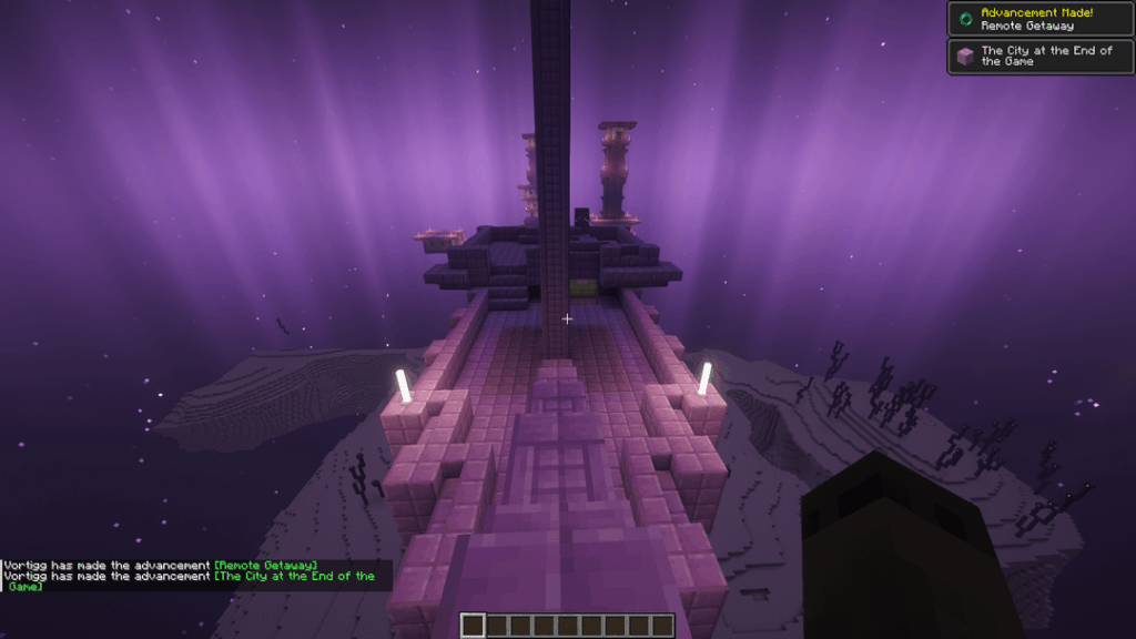 このシードのエンドゲートウェイはエンドシップの先端にあなたを生み出します [-2811959061460137116]