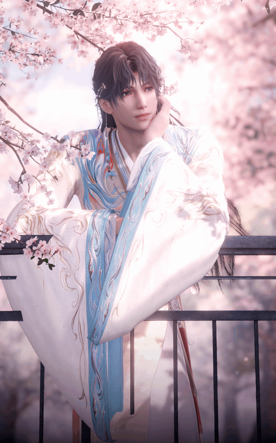 これはラファエルにぴったりです: 花がとてもよく似合います