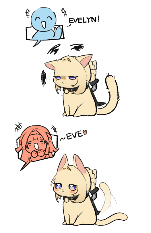 ただの猫のエヴリン、かわいいですね (by MIZ)
