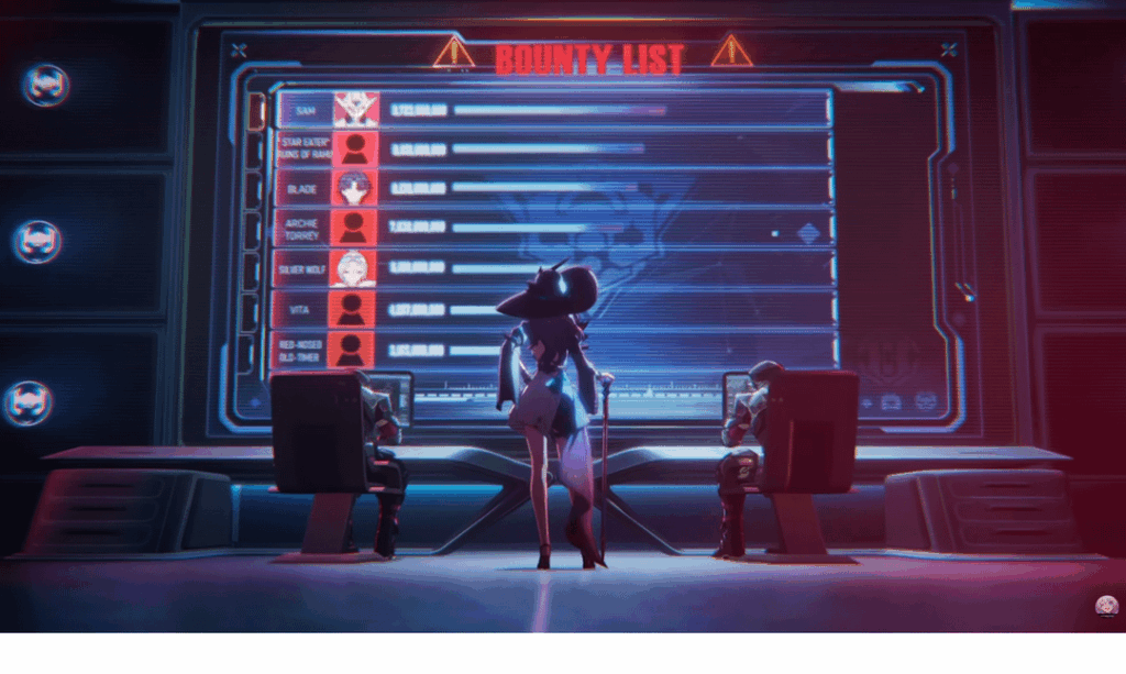 HSR 最新トレーラーのネタバレ: ある人物が IPC の賞金首リストに載っている