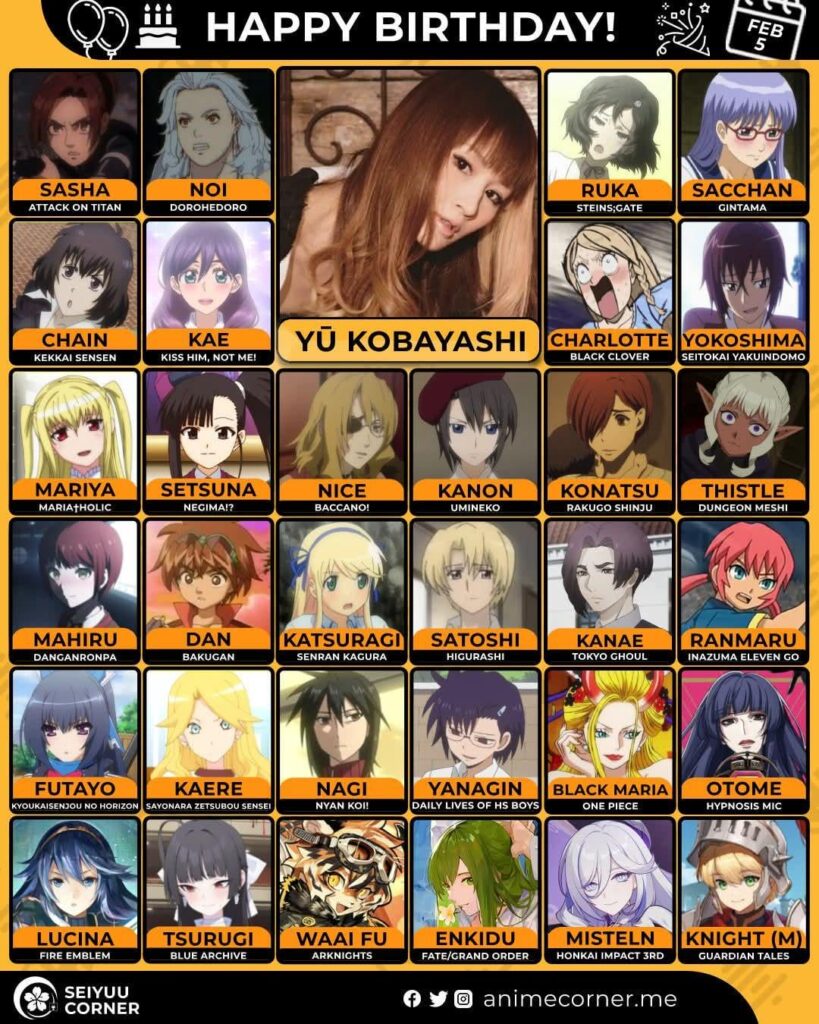 小林ゆうさんお誕生日おめでとうございます！ 🥳