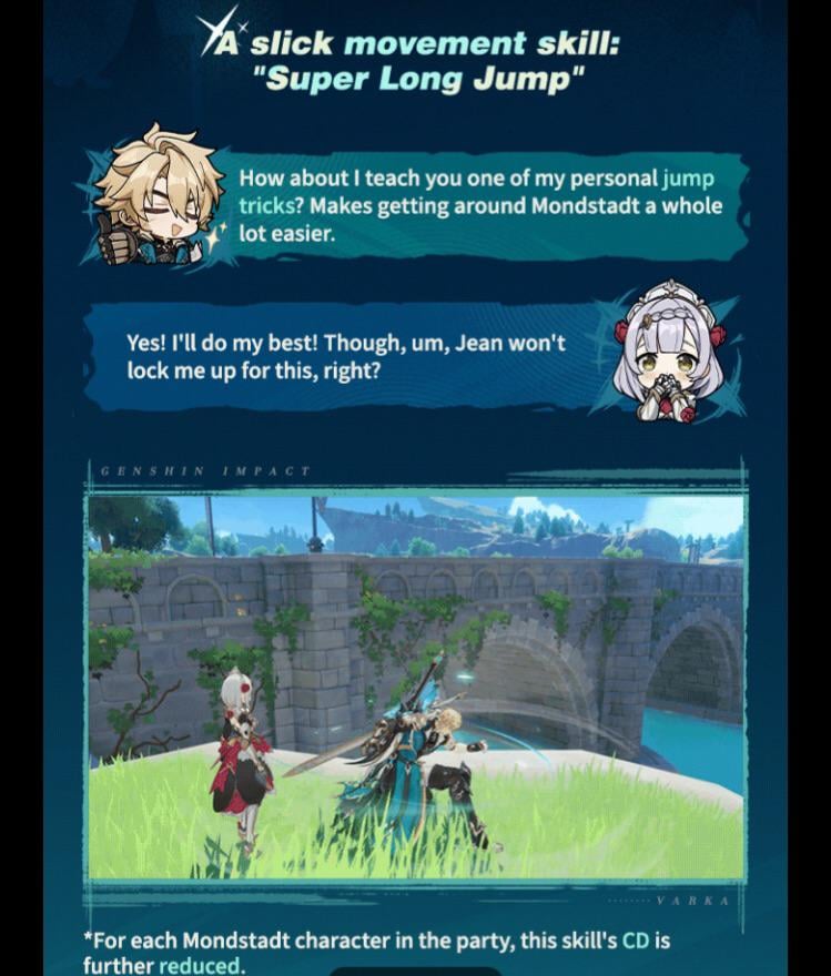 「ここからジャンプして、ティミーの鳥に着陸します。これが騎士の試験に出ます。」