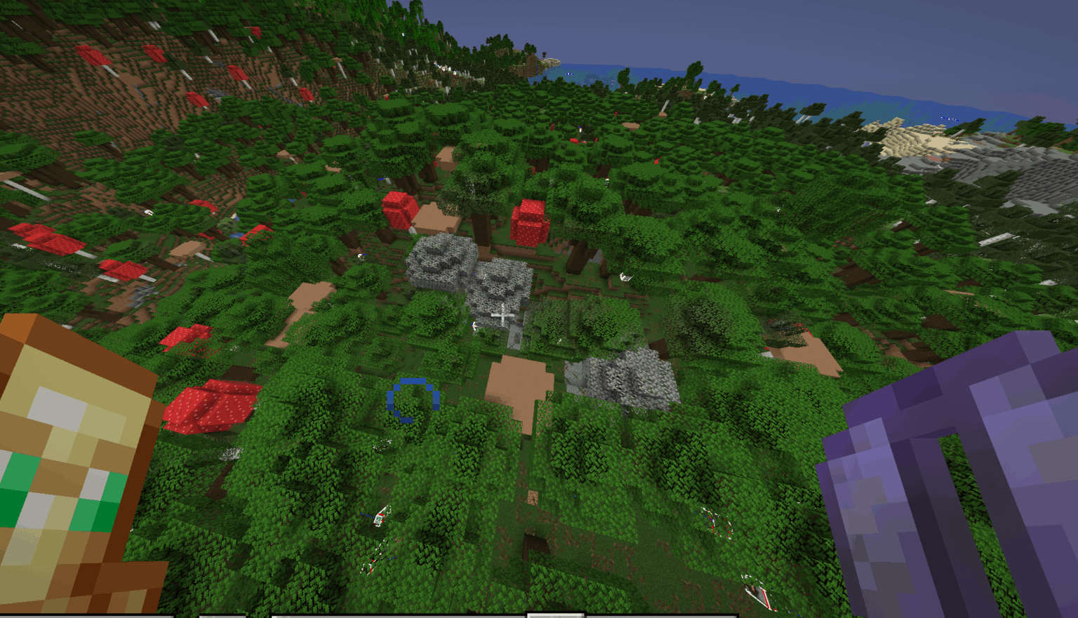 私がハードコアワールドとしてプレイしているこの興味深いシードには、森の真ん中に憂鬱なほど小さなきしむバイオームがあります シード:-445705768209440144 座標:-4326 109 -795 バージョン: 1.21.11