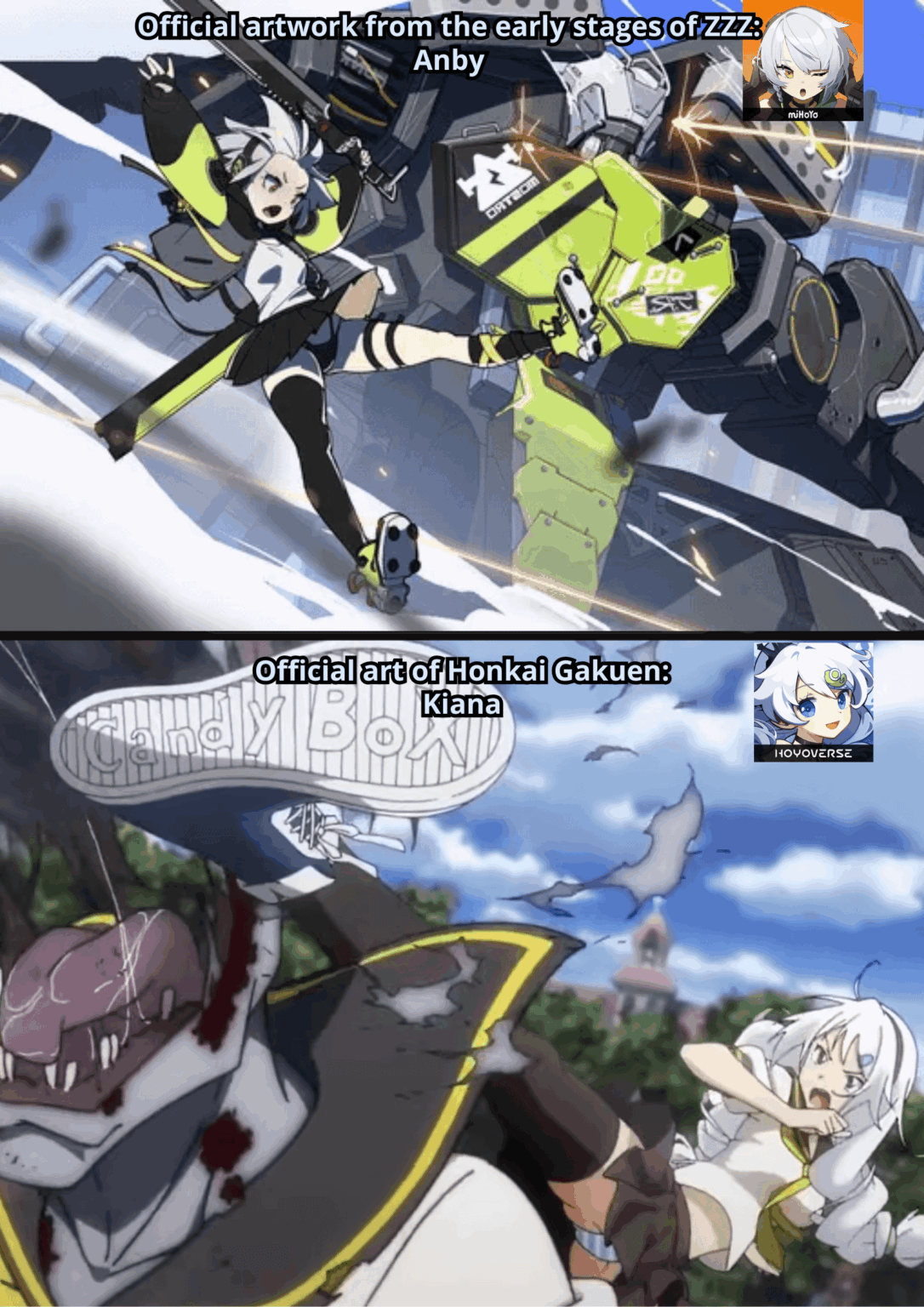 『ZZZ』の初期は、スカートで戦う女の子のパンツが見えるという、本界巌空園レベルのファンサービスをするつもりだったように思えた。結局、ZZZから削除されました。