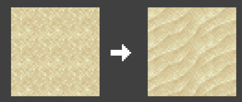 少し前に作った砂のリテクスチャ