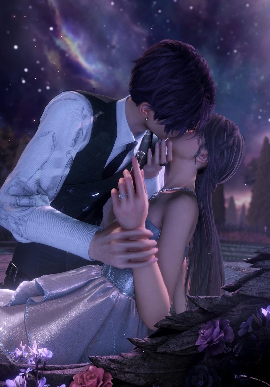 MCが彼女の指輪をしているのを見るのが大好きです🥹💍🤍✨