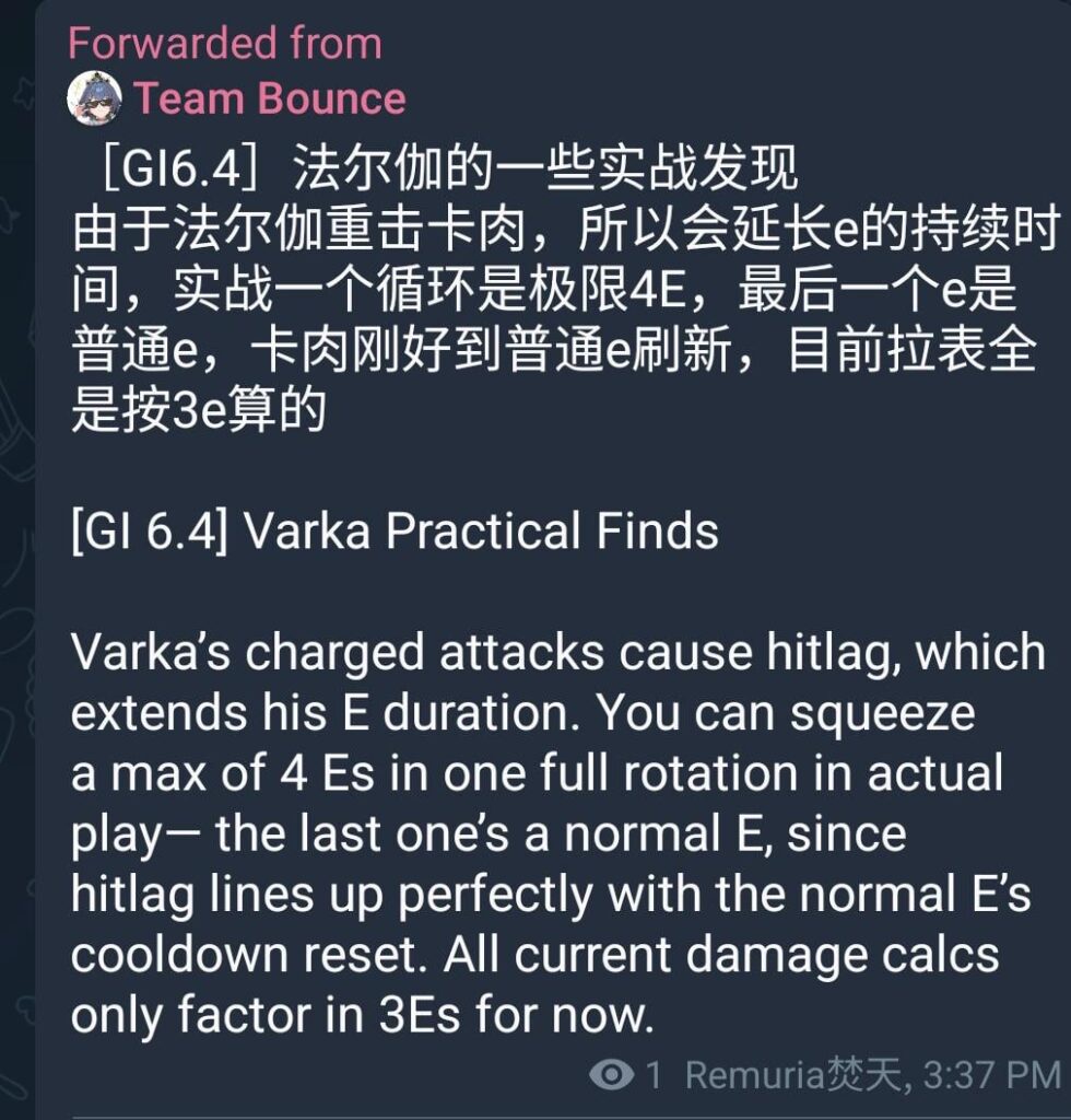 GI 6.4 varka 実用的な発見