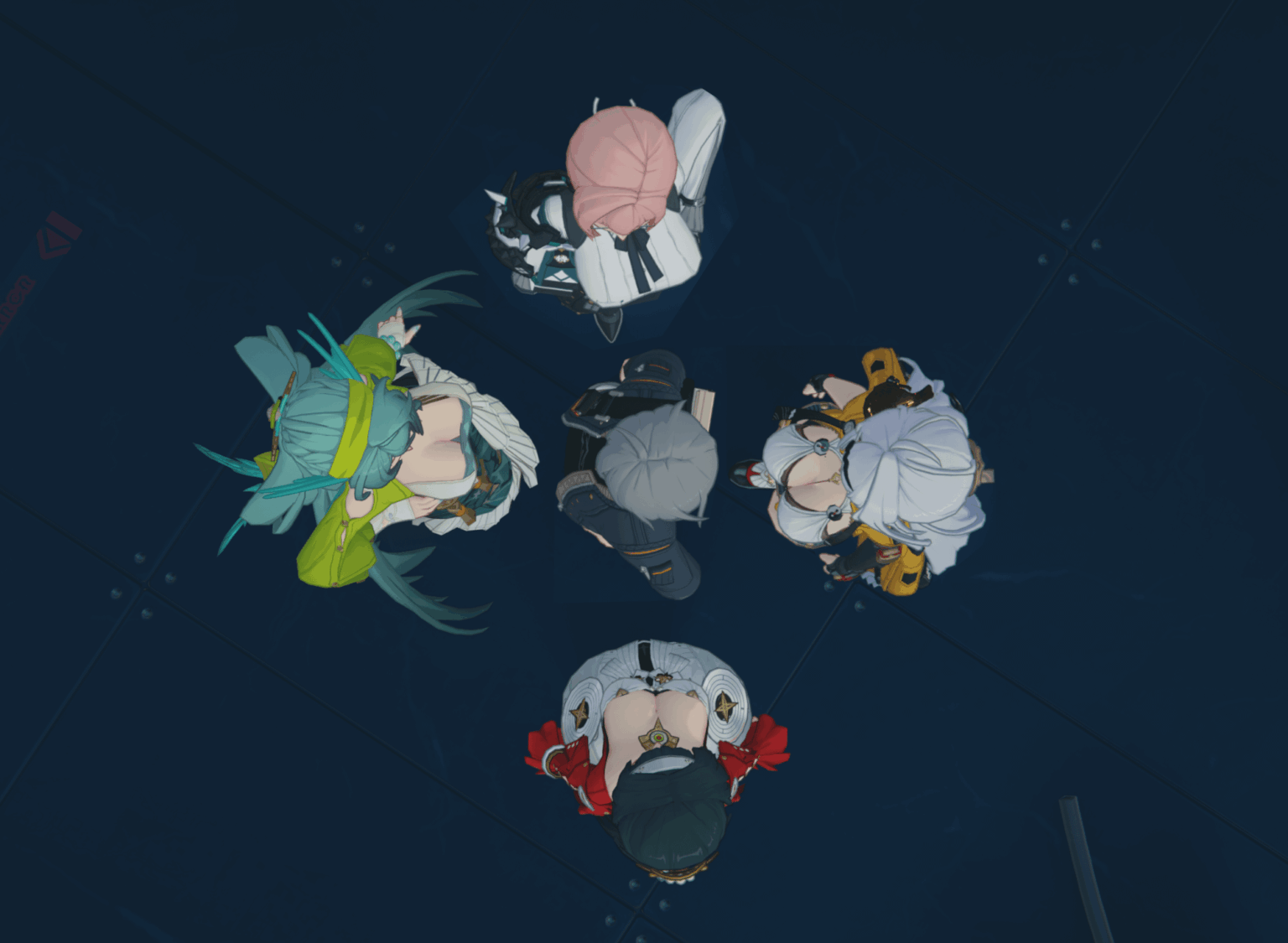 セシリアと手持ちのキャラクターの写真を撮りましょう