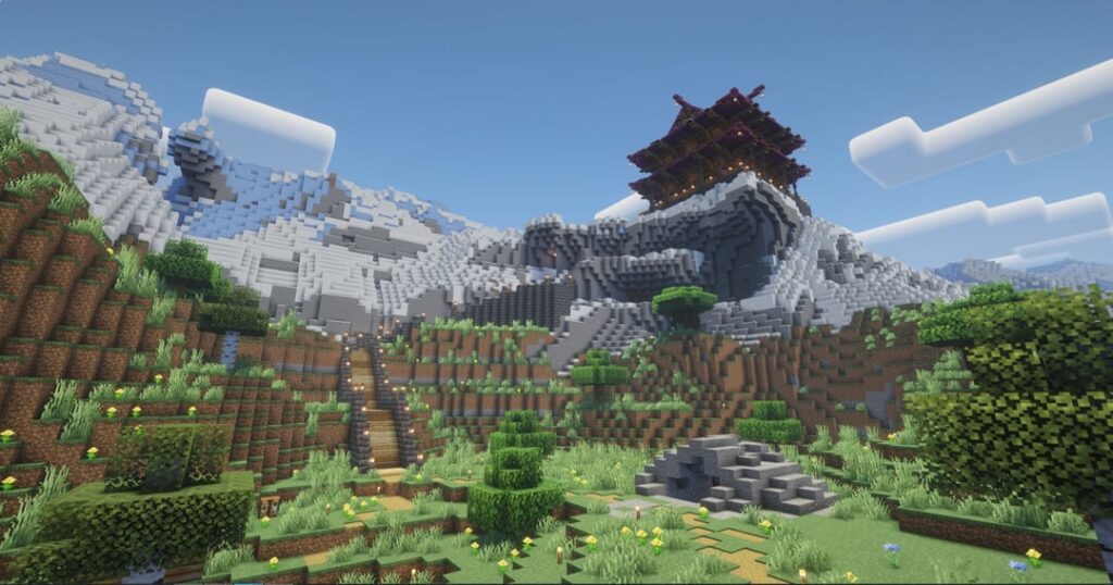 古い新型コロナウイルスの Minecraft の世界